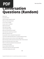 105 Conversation-Questions Random Can