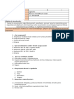 Evaluacion de Conocimientos Ergonomia