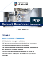 Limpieza de Superficies y Desinfección Ambiental Modulo 3 08.2021