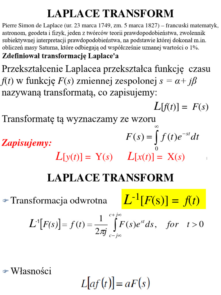 Laplace | PDF