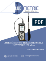 Anemometro HT 9829