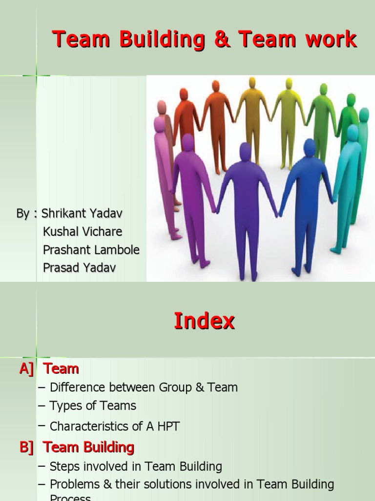 Team Building and Effective Teamwork | PDF | Team Building | Goal