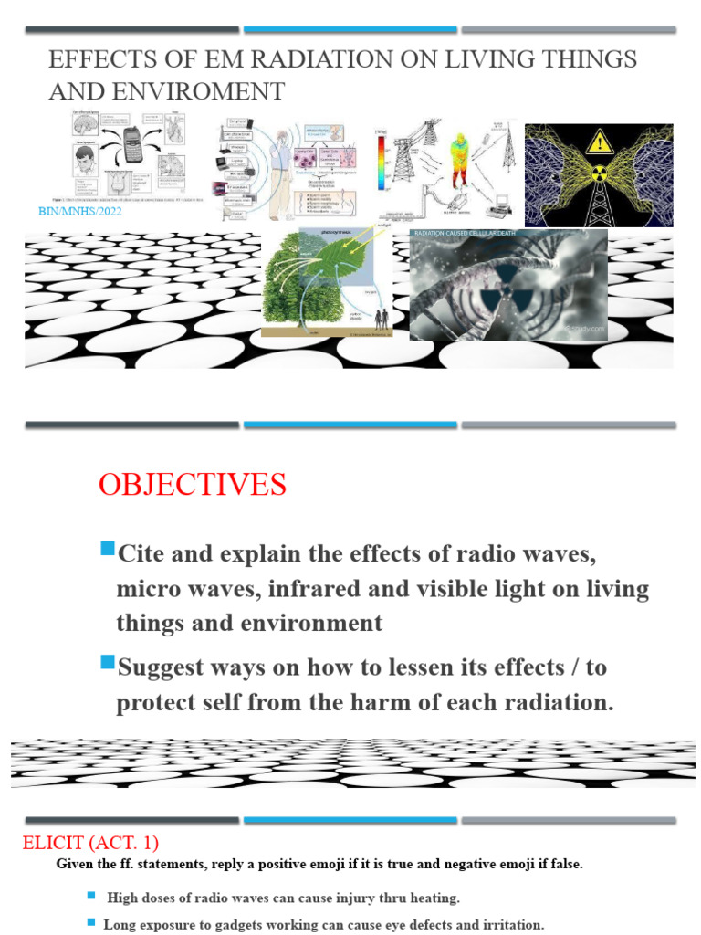 EM Radiation Effects on Living Organisms | PDF | Infrared | Radiation