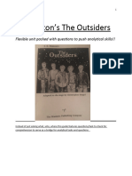S.E Hinton's The Outsiders: Flexible Unit Packed With Questions To Push Analytical Skills!!