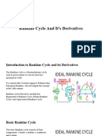 Rankine Cycle and It's Derivatives