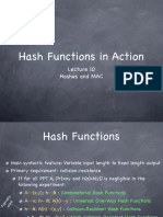 Hash Functions in Action: Hashes and MAC