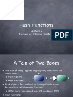 Hash Functions: Flavours of Collision Resistance