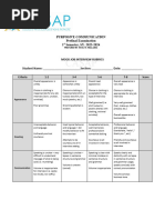 Mock Job Interview Rubrics