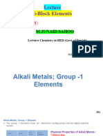 S Block Elements