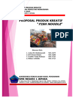 Proposal Produk Kreatif - Fish Noodle
