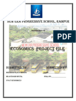 Economics and Business Studies Project Front Pages