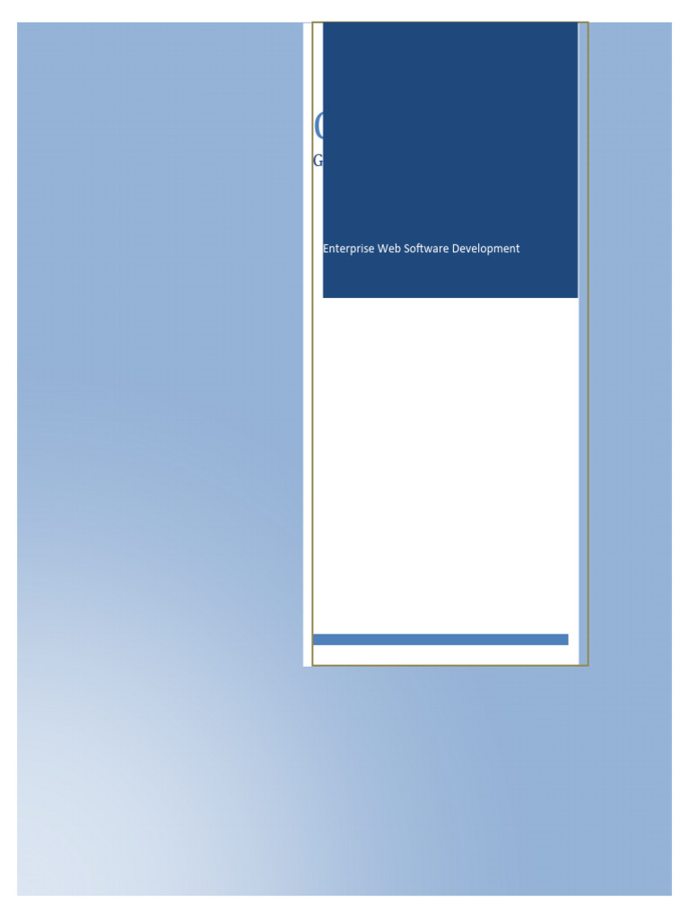 Enterprise Web Development Overview | PDF | Scrum (Software Development ...