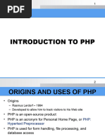 Introduction To PHP