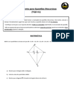 TQD 01 - Matematica - Prova, Resolucao e Grade