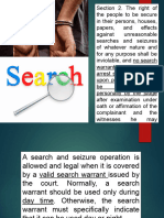 Rule On Search Warrant, Search & Seizures