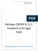 NetApp ONTAP 9.12.1 - Snaplock