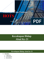 Panduan Pembelajaran Dan Penilaian Hots 2019