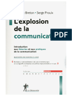 L Explosion de La Communication. Introduction Aux The - Ories Et Aux Pratiqu