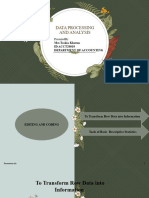 Data Processing and Analysis