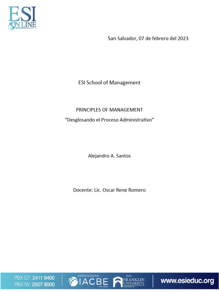 Principles Of Management Swot Analysis Pdf