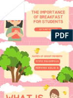 The Importance of Breakfast For Students