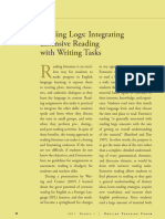 Reading Logs - Integrating Extensive Reading With Writing Tasks - 2011