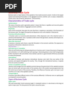 Trade Cycle (Macroeconomics)