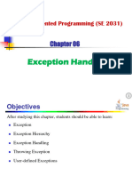 Chapter06 - Exception Handling