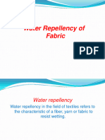 Water Repellency