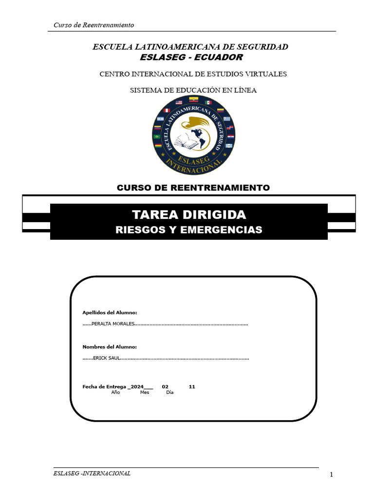 Curso de Reentrenamiento en Emergencias | PDF | Temblores | Tsunami