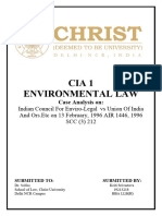 Environmental Law CIA 1