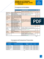 Cronograma de Actividades H y S (II-952) IPAC2024