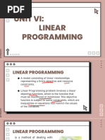 Unit 6 Linear Programming