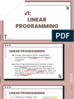 Unit 6 Linear Programming