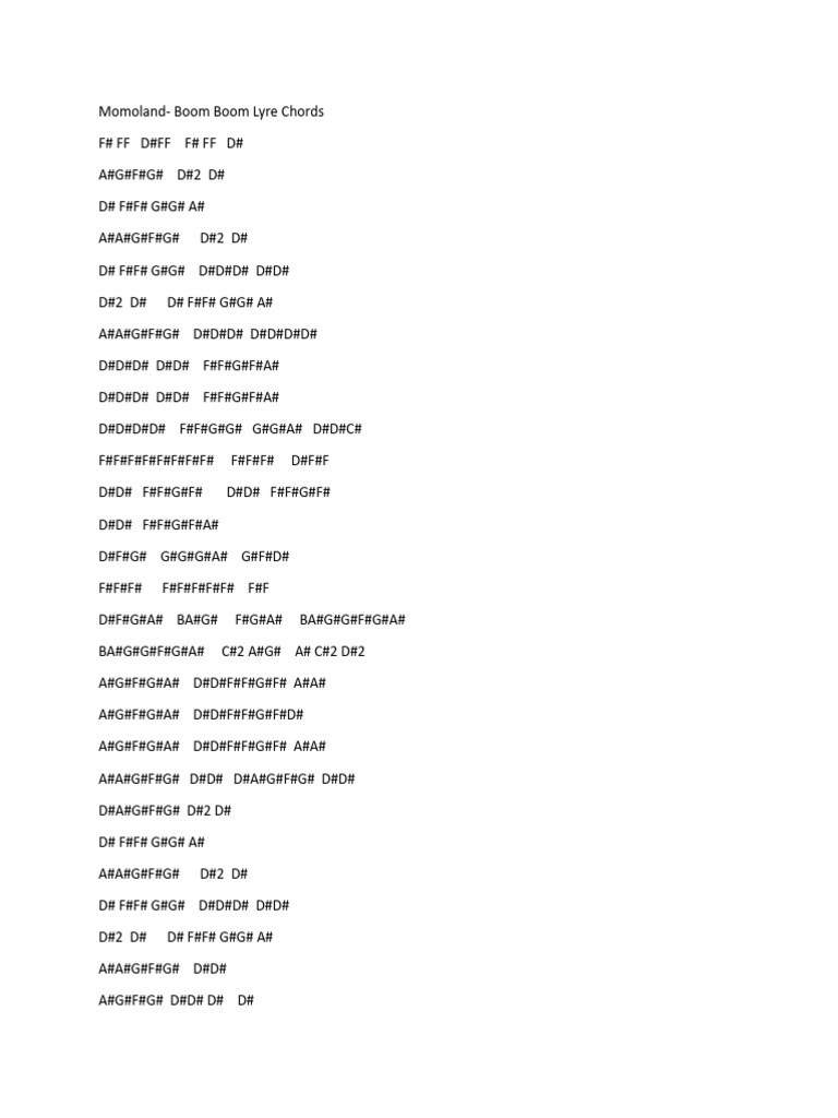 Lyre Chords | Download Free PDF | Performing Arts