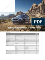 Ficha Técnica Subaru Crosstrek Hybrid 2024