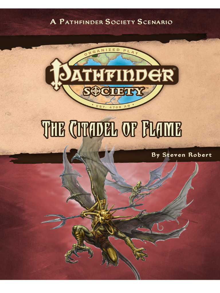 Pathfinder Season 1. Scenario 39 - The Citadel of Flame | PDF