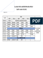 Jadwal Pelajaran Mi Ma