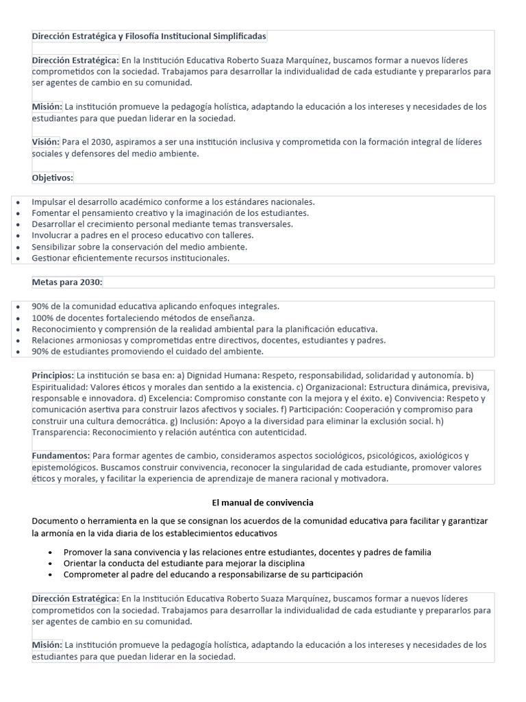 Manual de Convivencia Escolar 2023 | PDF | Enseñando | Acoso cibernético