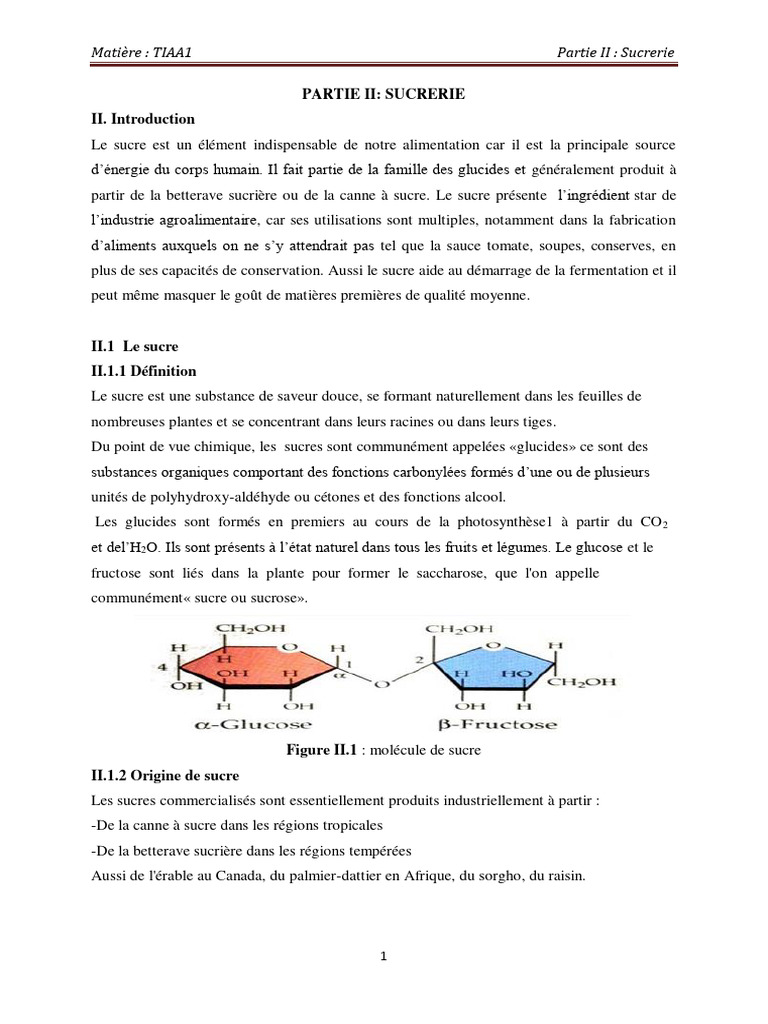Fabrication du sucre de betterave | PDF | Sucre | Régime et nutrition