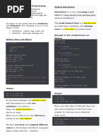 Python Classes and Objects