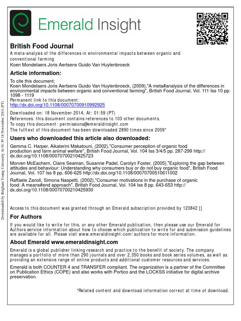 A meta analysis of the differences in environmental impacts between