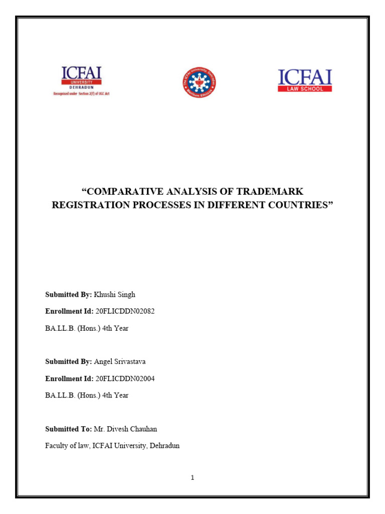 Visual Reference: Trademark Registration Processes Worldwide Pdf Trademark