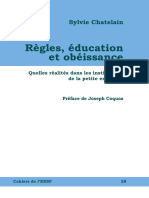 Education Morale Regles D'obeissance Et de Politesse