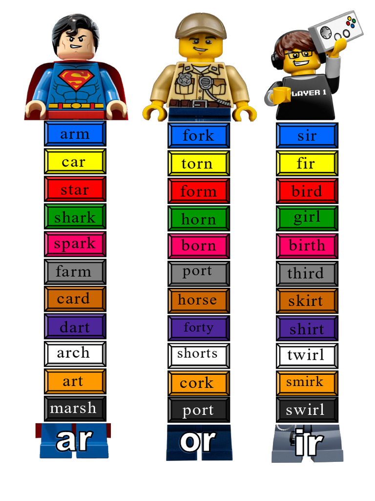 Lego reading pdf