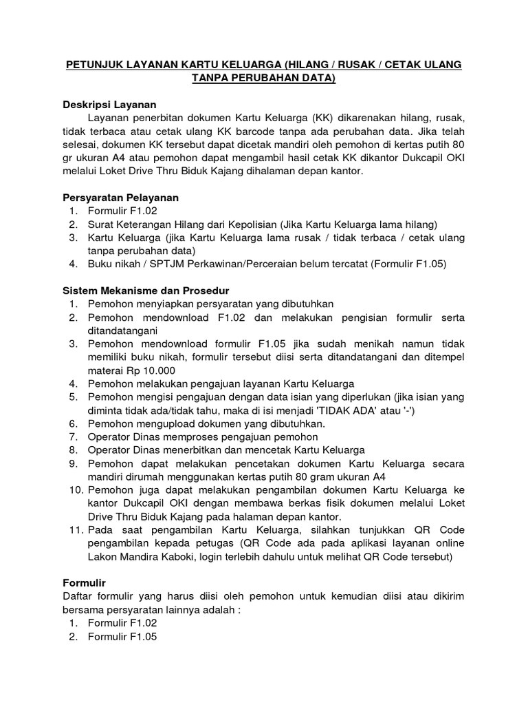 Warga Masih Pilih Pengurusan Manual Meski Ada Layanan Online