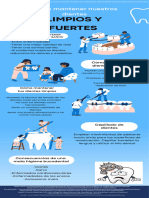 Infografía Servicios de Clínica Dental Ilustrado Azul