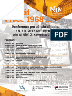 Tenkrát V Roce 1968 - Program Konference