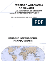 Derecho Internacional Privado TEMARIO PRIMERA PARTE Octubre