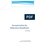 Incorporation by Reference Handbook: Office of The Federal Register
